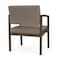 Lesro Lenox Steel Wide Guest Chair Metal Frame, Bronze, MD Farro Upholstery LS1201 - alternate 2